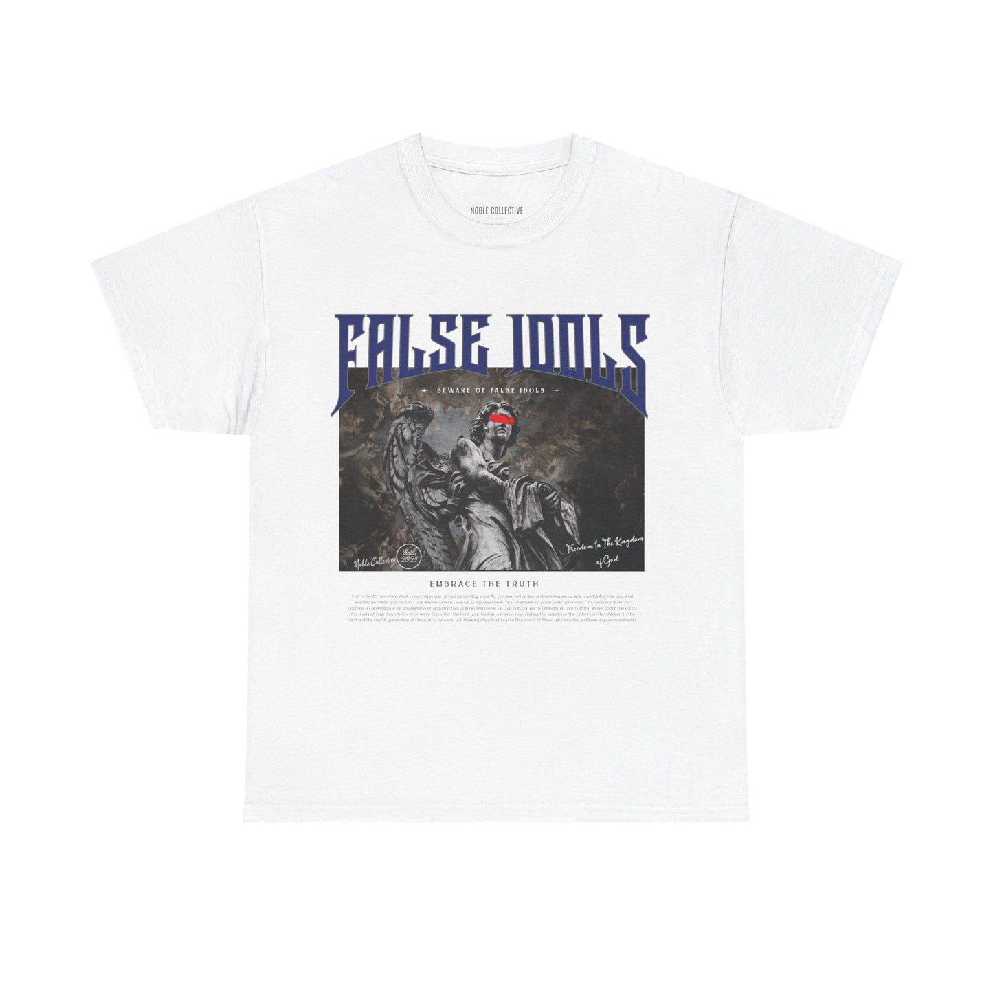 FALSE IDOLS BLUE NOBLE COLLECTIVE TEE