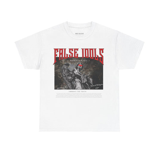 FALSE IDOLS RED NOBLE COLLECTIVE TEE