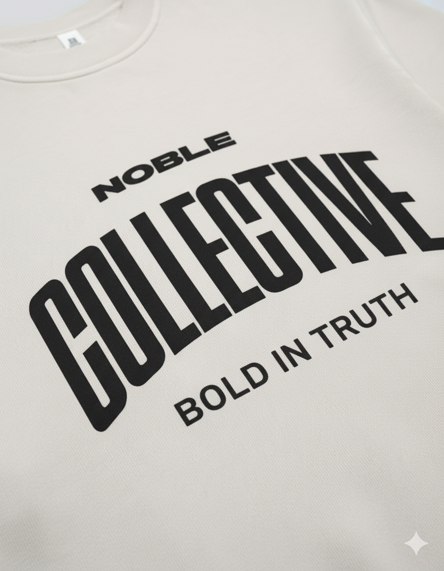 NOBLE COLLECTIVE BOLD IN TRUTH TEAM HEAVY SWEATER