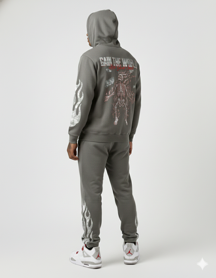 NOBLE COLLECTIVE GAIN THE WORLD HEAVY HOODIE