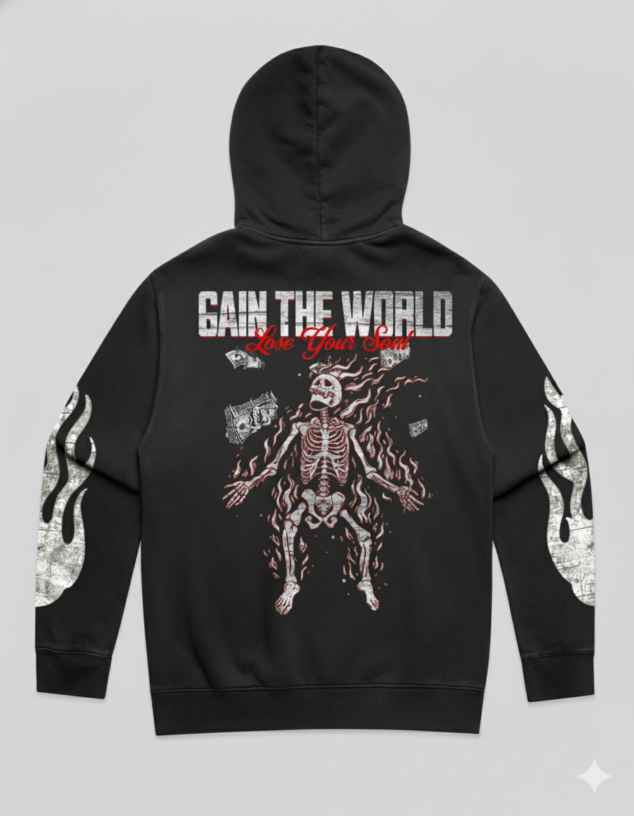 NOBLE COLLECTIVE GAIN THE WORLD HEAVY HOODIE