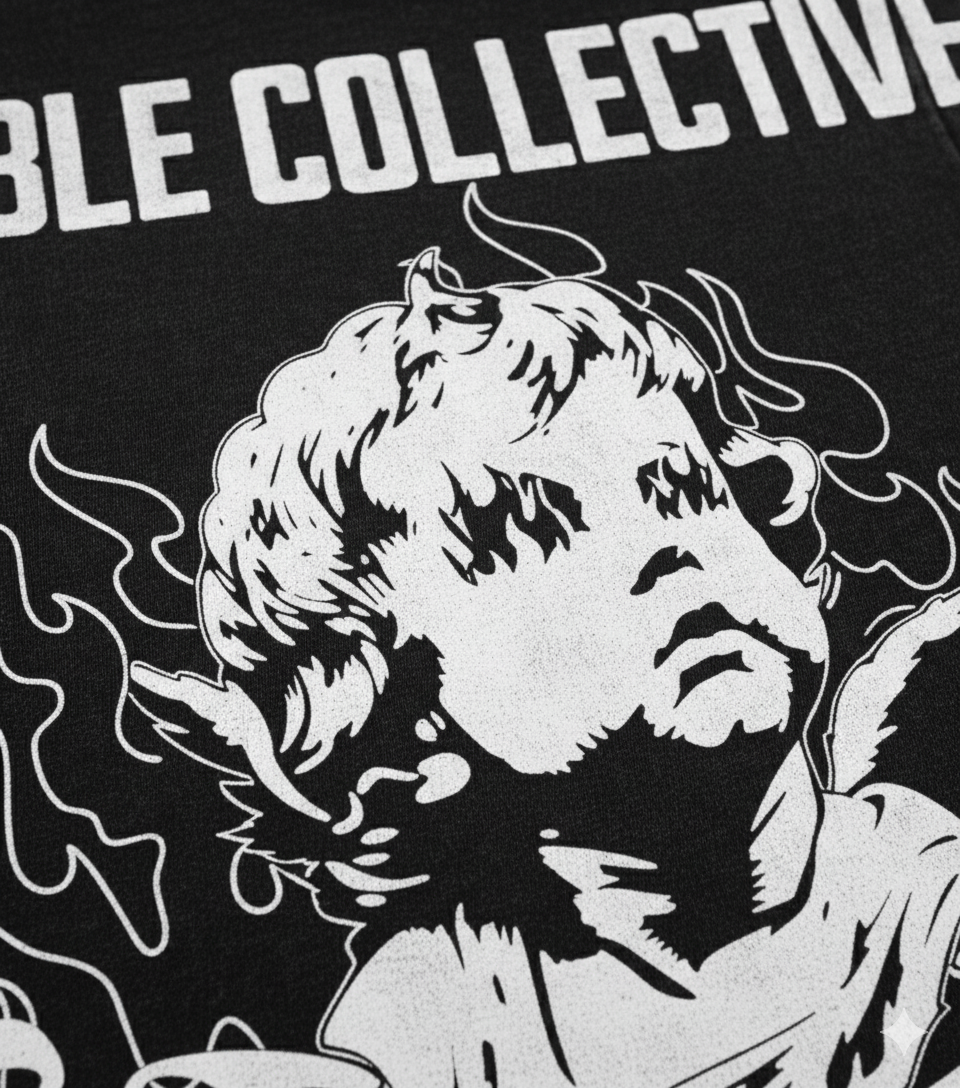 NOBLE COLLECTIVE REFINED BY FIRE STONE HEAVY WASHED TEE