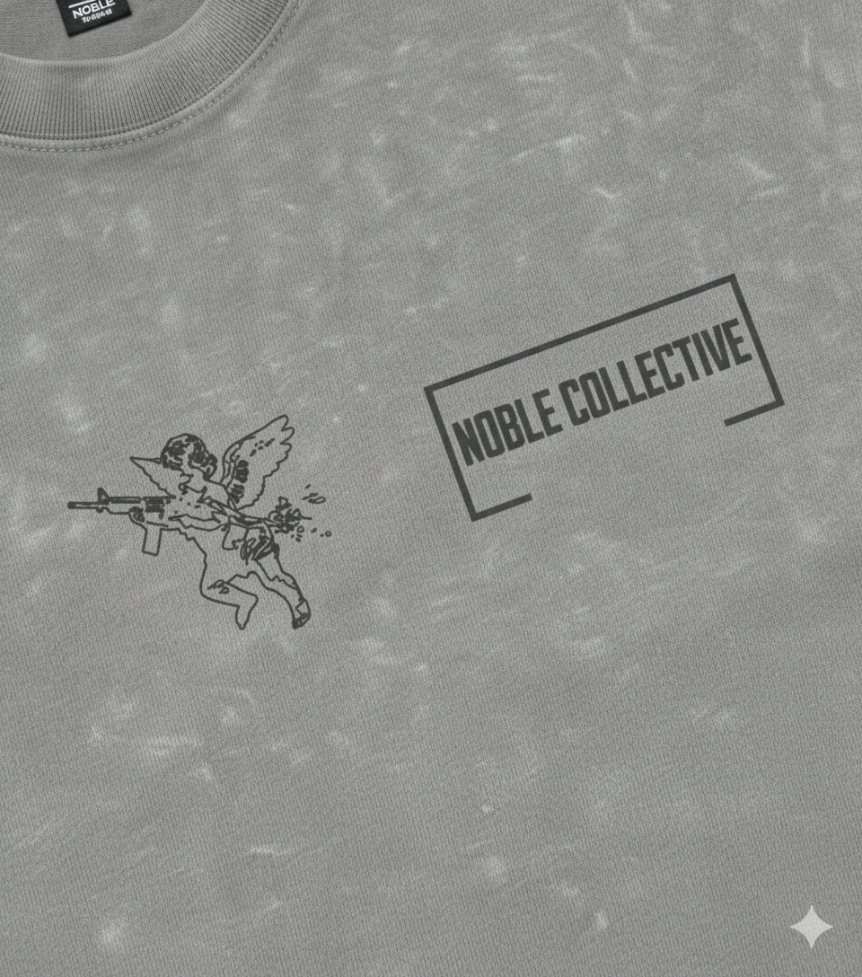 NOBLE COLLECTIVE REFINED BY FIRE STONE HEAVY WASHED TEE