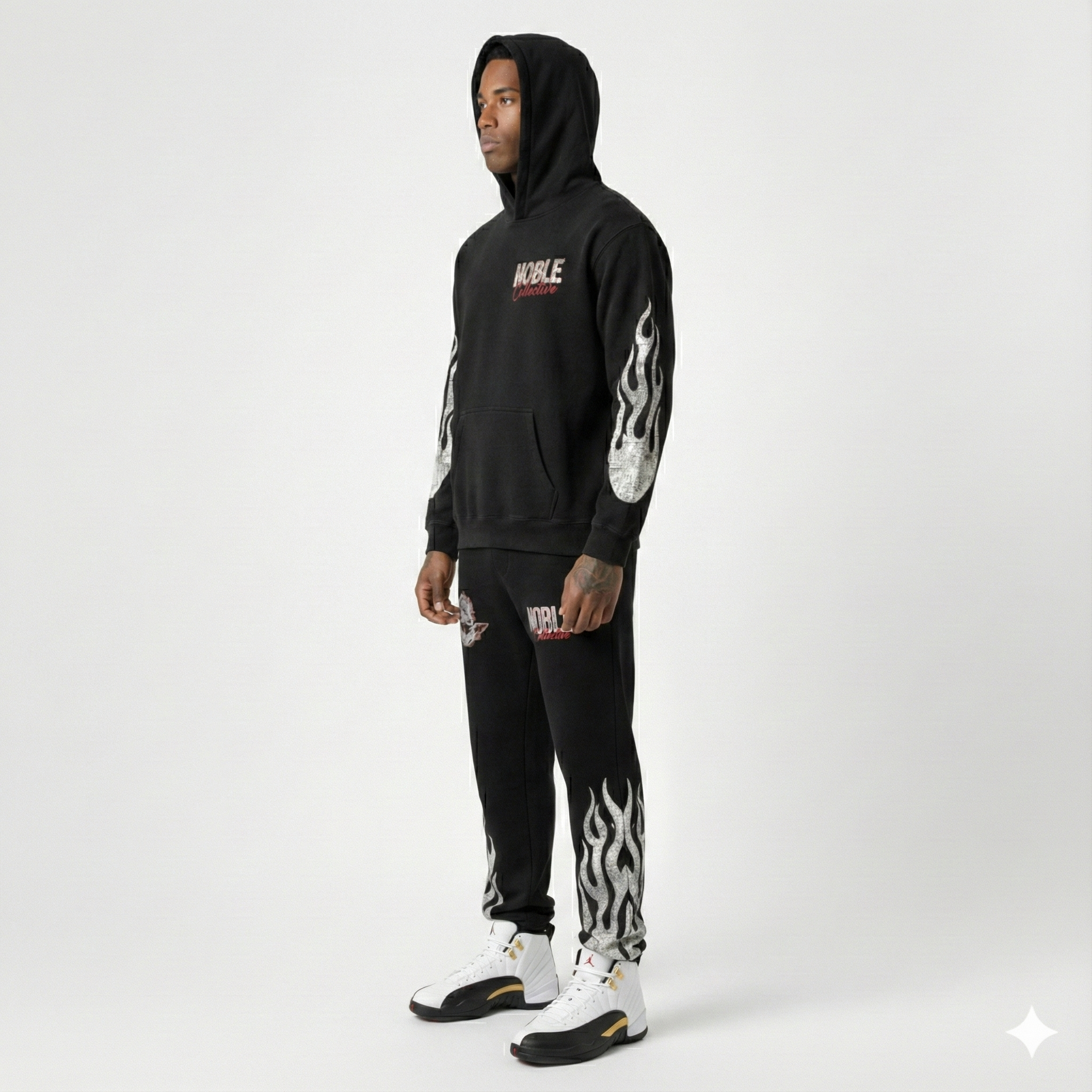 NOBLE COLLECTIVE GAIN THE WORLD HEAVY SWEATPANTS