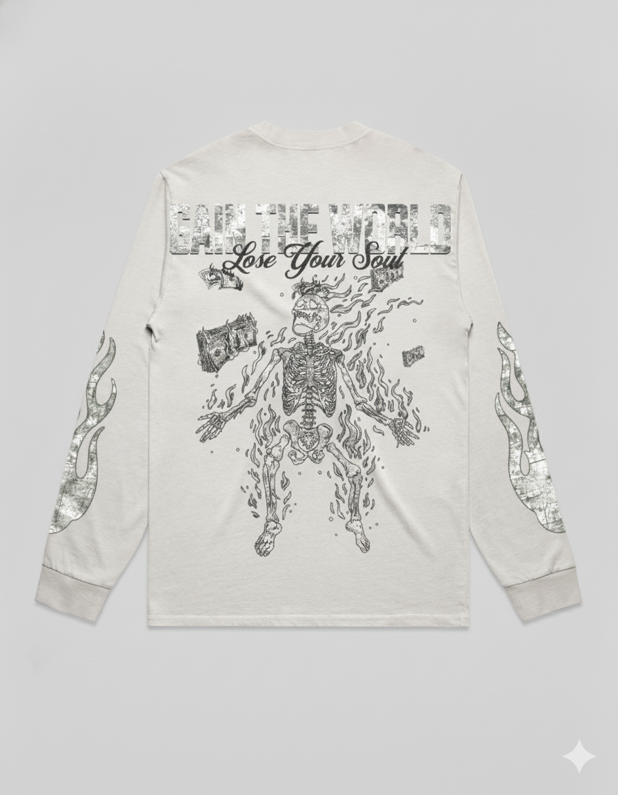 NOBLE COLLECTIVE GAIN THE WORLD HEAVY LONG SLEEVE