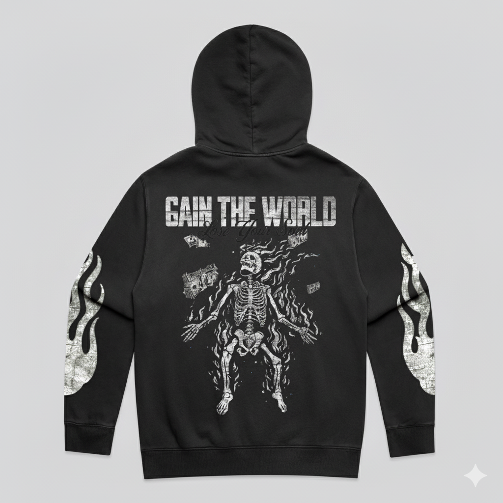 NOBLE COLLECTIVE GAIN THE WORLD HEAVY HOODIE
