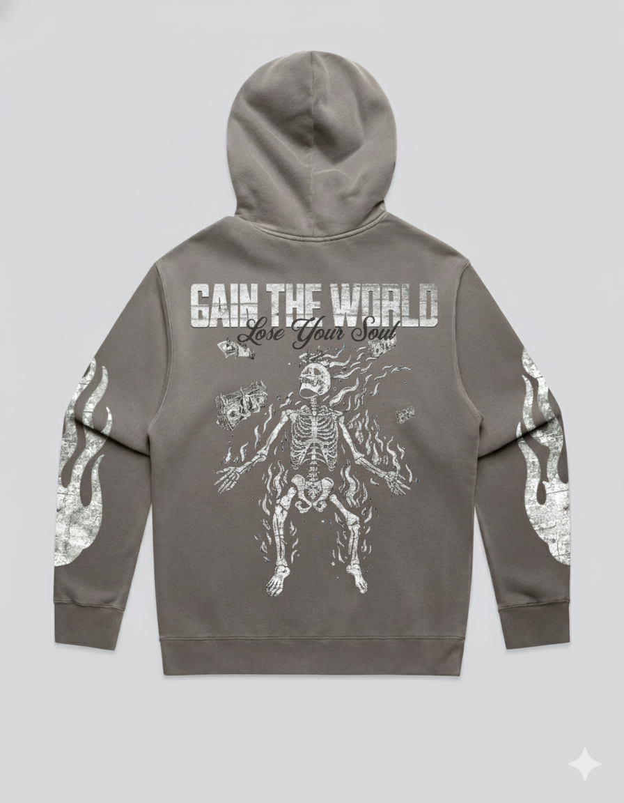 NOBLE COLLECTIVE GAIN THE WORLD HEAVY HOODIE