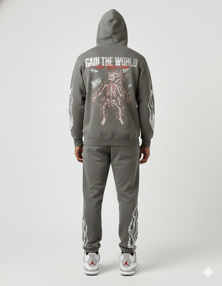NOBLE COLLECTIVE GAIN THE WORLD HEAVY HOODIE
