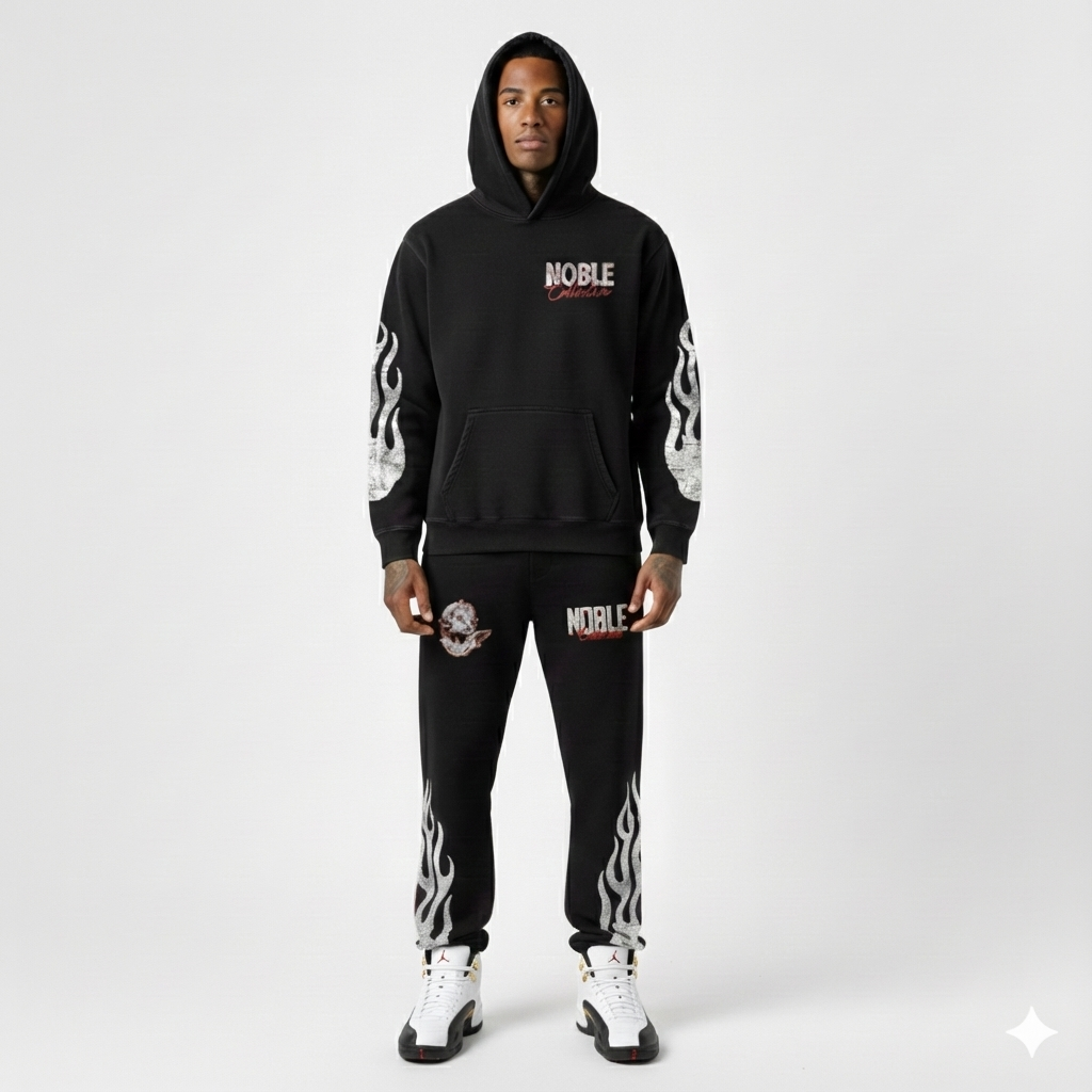 NOBLE COLLECTIVE GAIN THE WORLD HEAVY SWEATPANTS