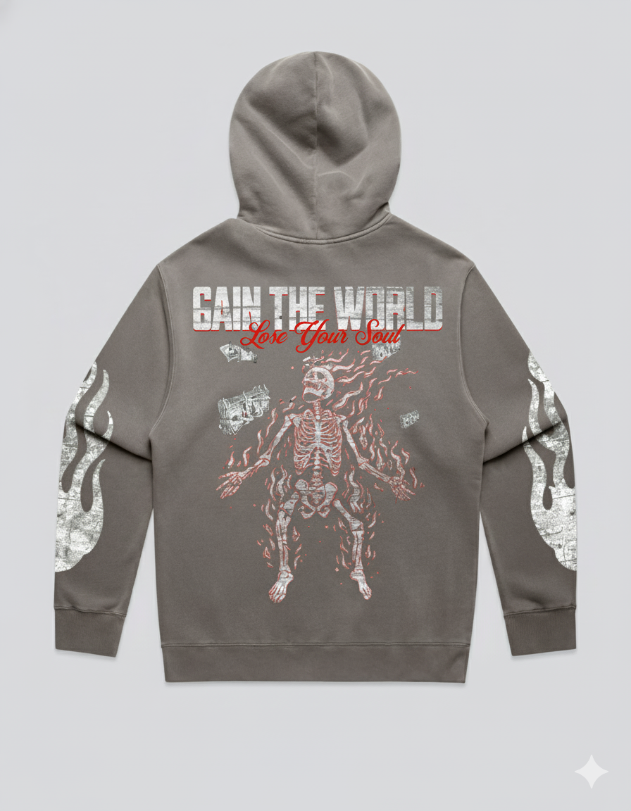 NOBLE COLLECTIVE GAIN THE WORLD HEAVY HOODIE