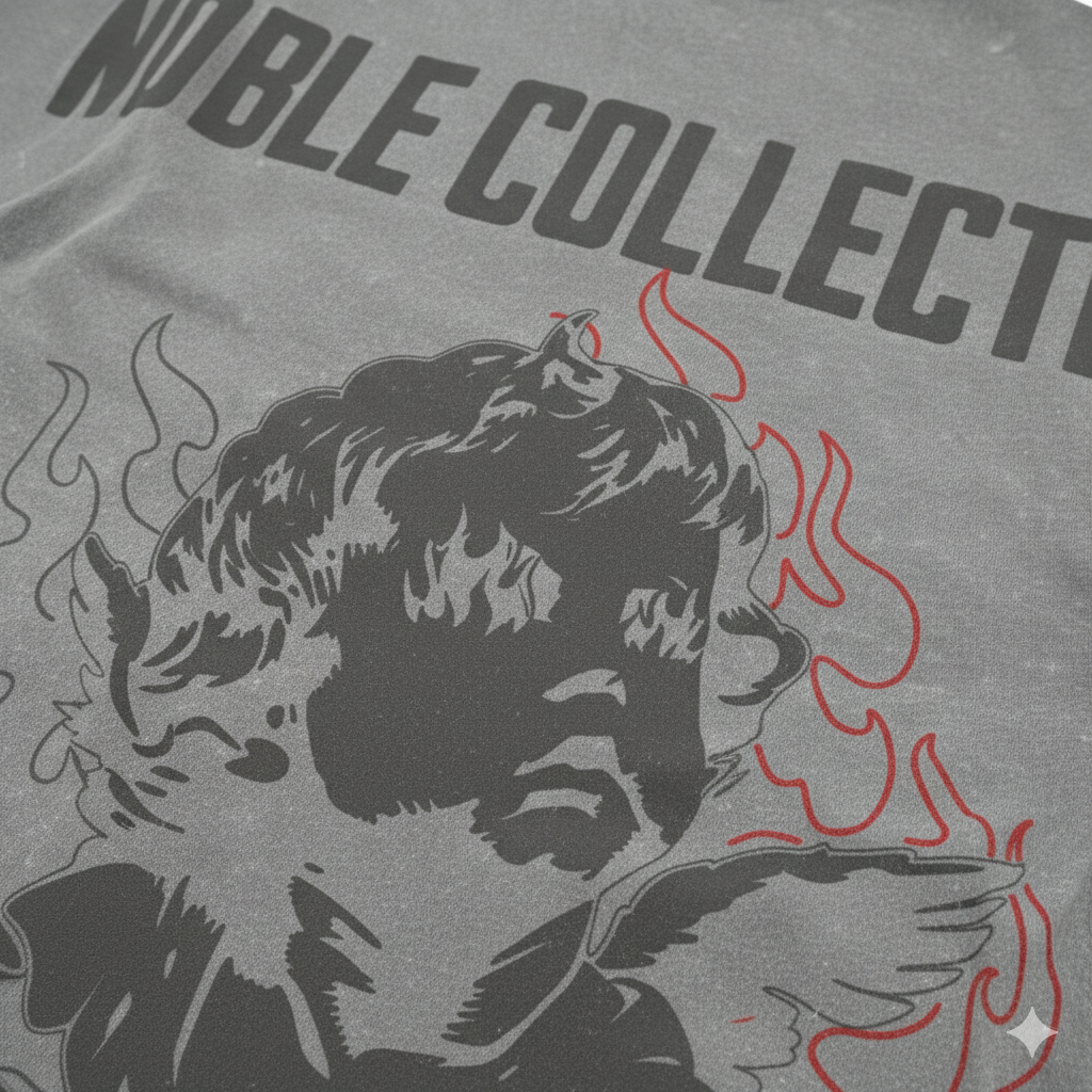 NOBLE COLLECTIVE REFINED BY FIRE STONE HEAVY WASHED TEE