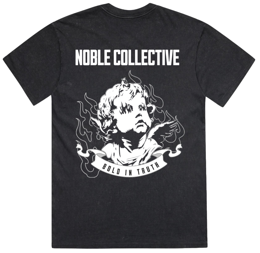 NOBLE COLLECTIVE REFINED BY FIRE STONE HEAVY WASHED TEE