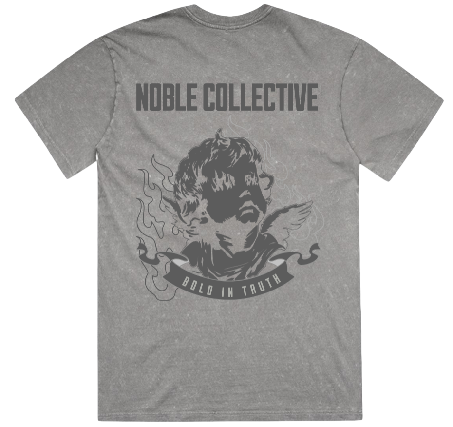 NOBLE COLLECTIVE REFINED BY FIRE STONE HEAVY WASHED TEE