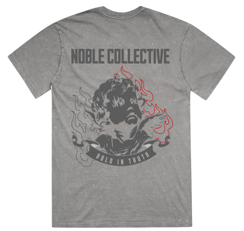 NOBLE COLLECTIVE REFINED BY FIRE STONE HEAVY WASHED TEE
