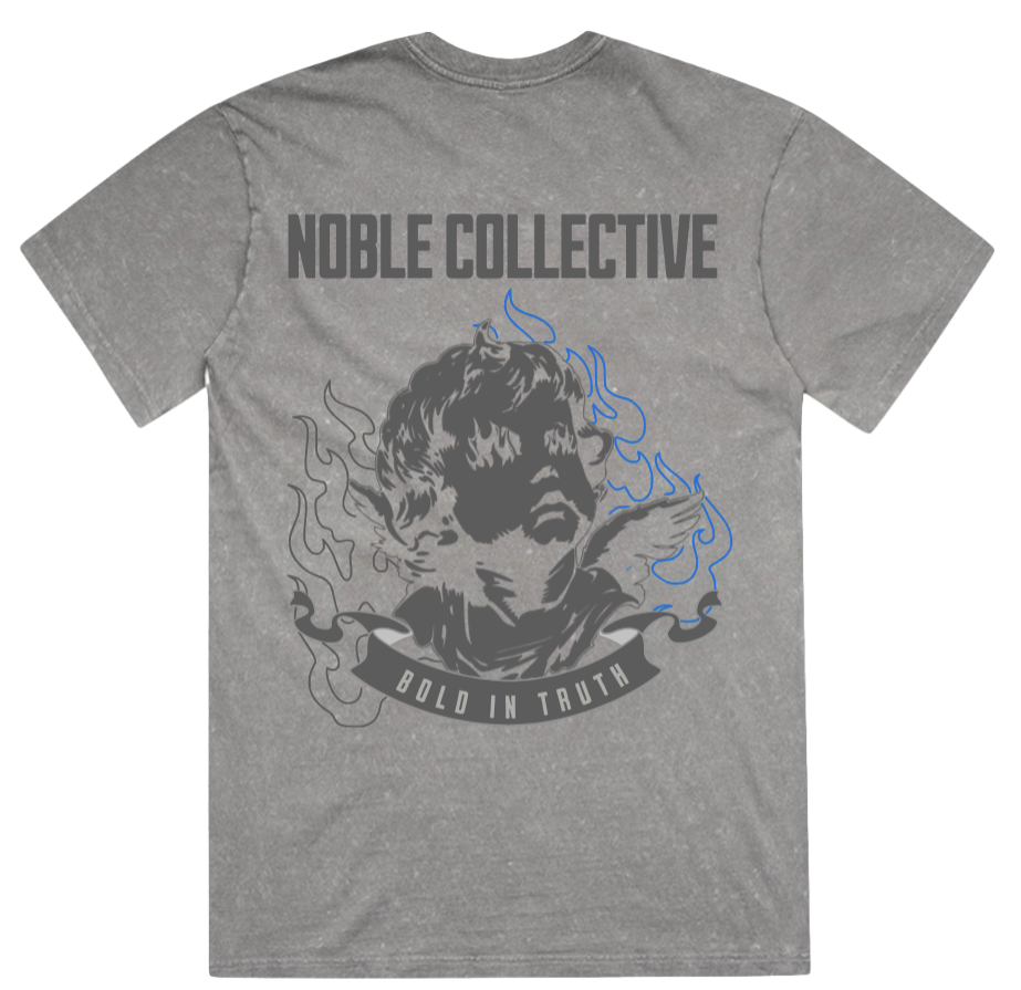 NOBLE COLLECTIVE REFINED BY FIRE STONE HEAVY WASHED TEE